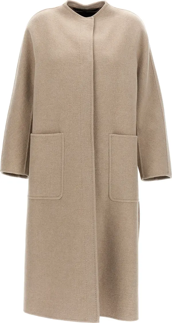Beige Cashmere Coat