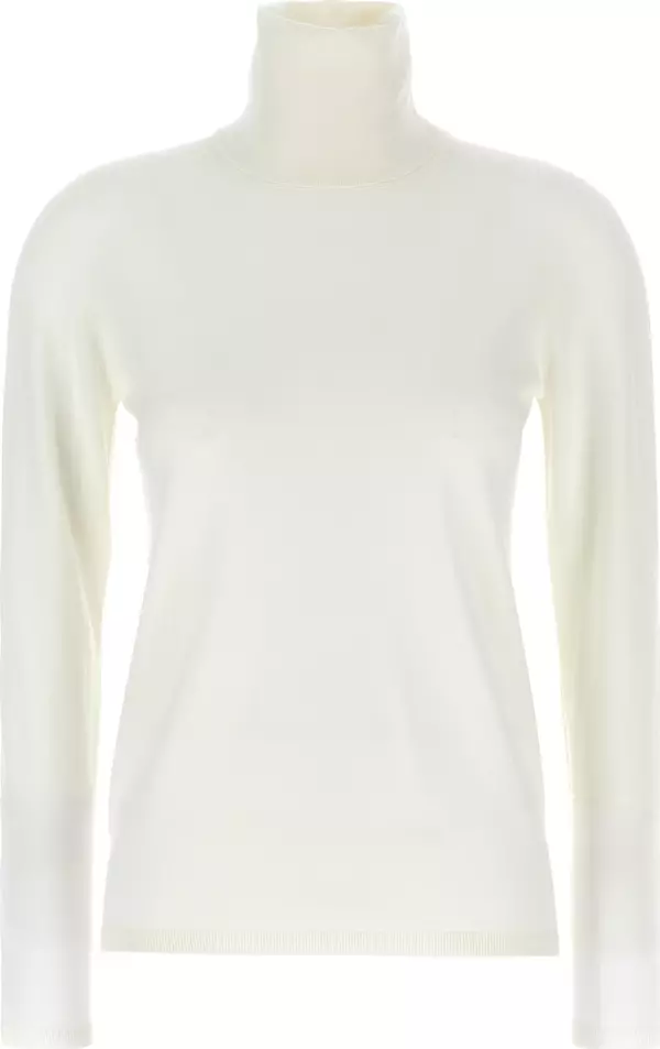 White Virgin Wool Cardigan