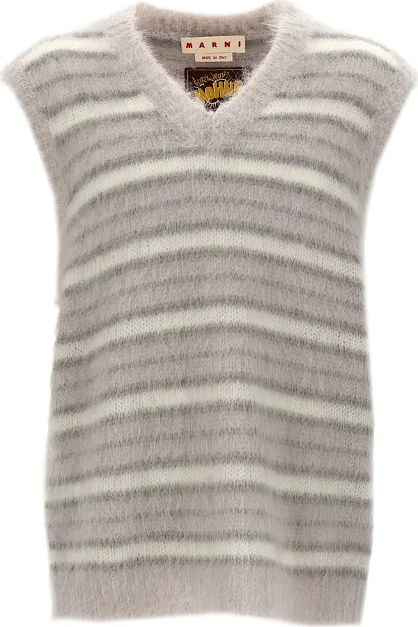 Gray Mohair Sweatshirt