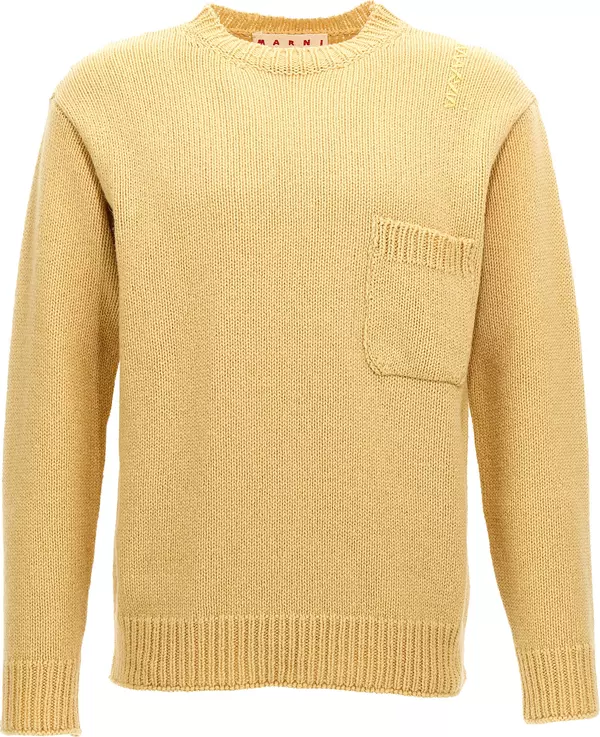 Bicolor Wool Cardigan