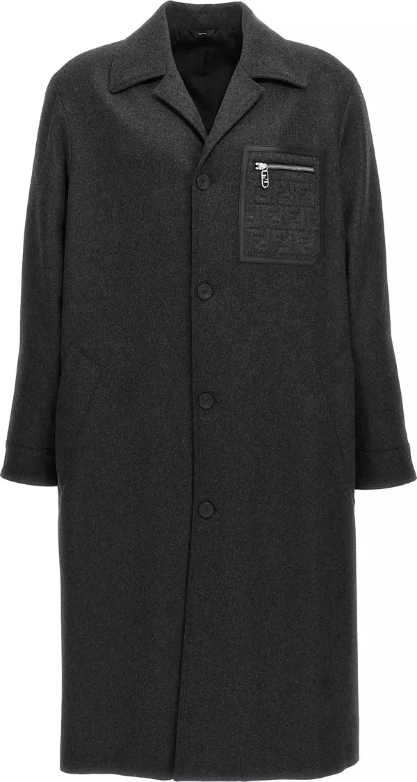 Gray Cashmere Coat