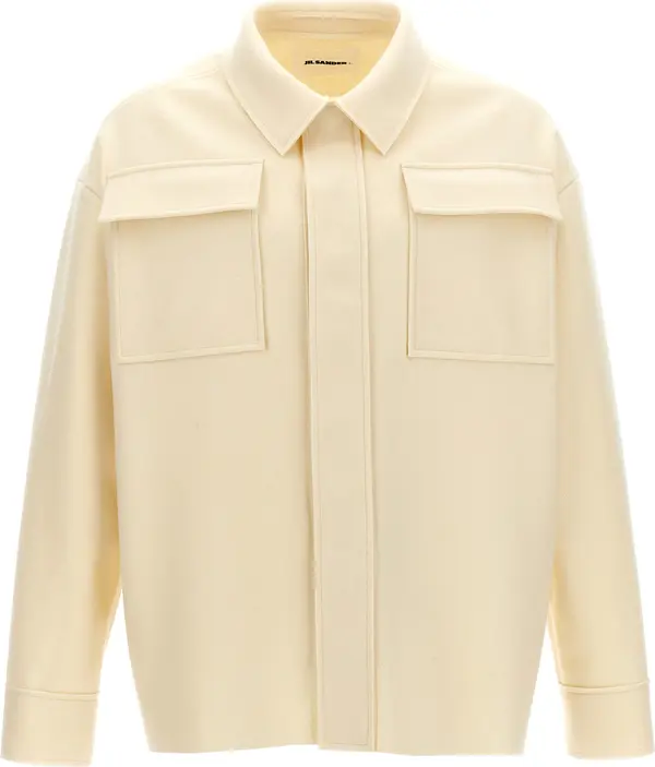White Wool Blouse