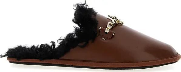 Brown Polyethylene Mules