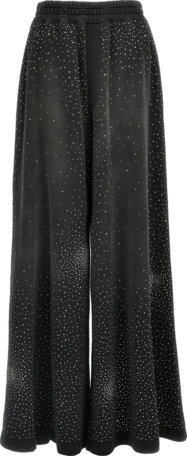 Black Cotton Joggers (Workout Pants)