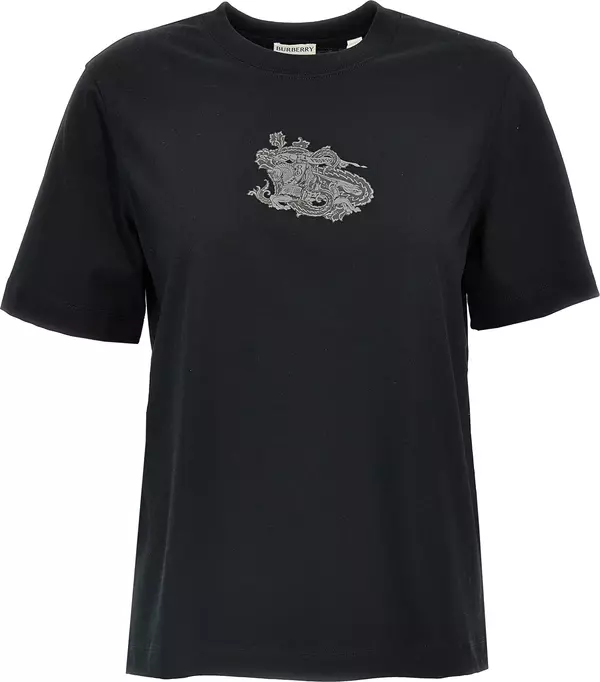 Black Cotton T-Shirt
