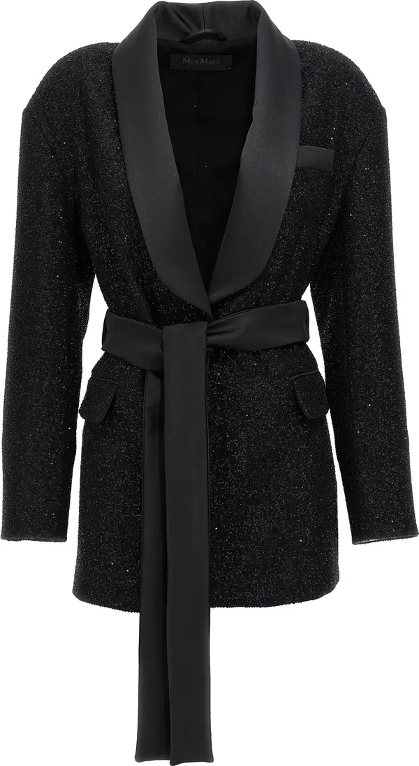 Black Viscose Blazer