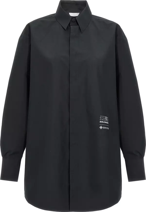 Black Polyester Blouse