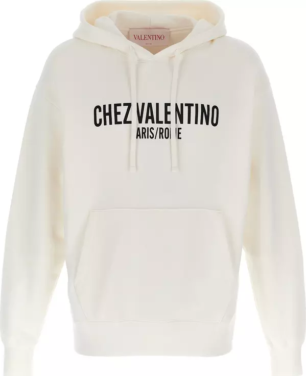 White Cotton Sweatshirt