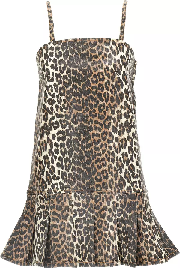 Multicolor Cotton Short Dress
