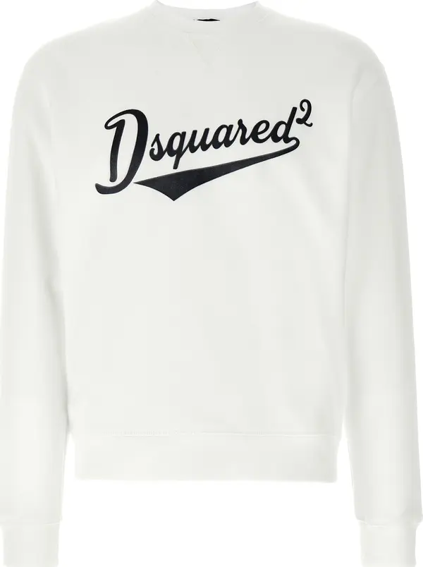 White Cotton Sweatshirt