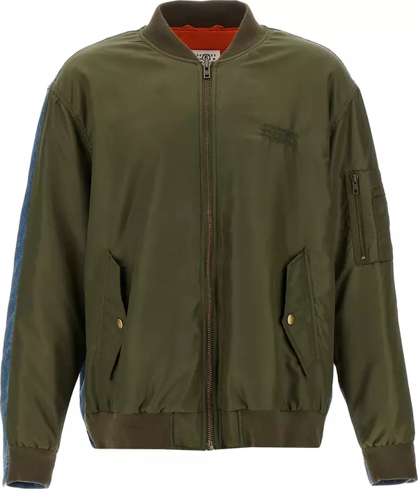 Multicolor Polyamide Bomber