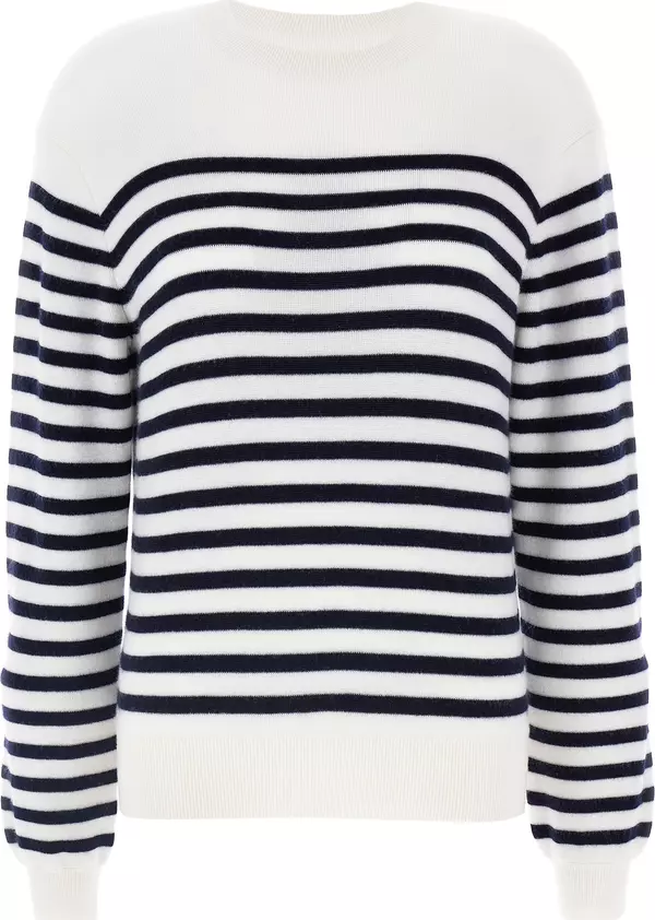 Bicolor Cashmere Cardigan