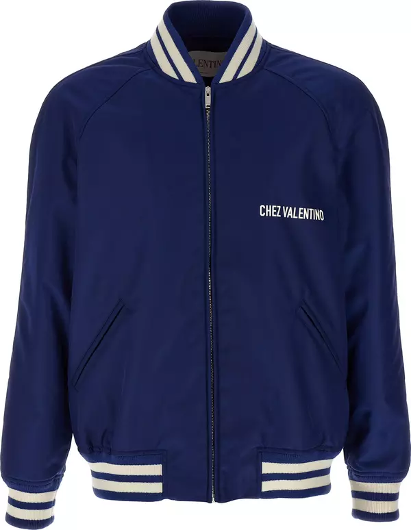Blue Polyamide Bomber