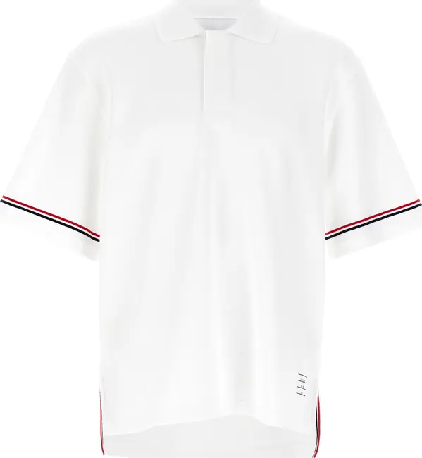 White Cotton Polo Shirt