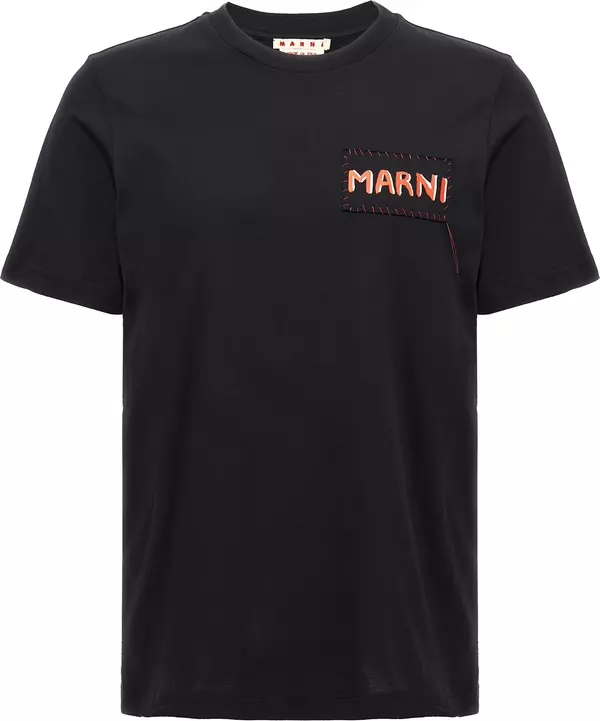 Black Cotton T-Shirt