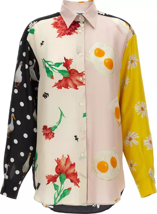 Multicolor Silk Blouse