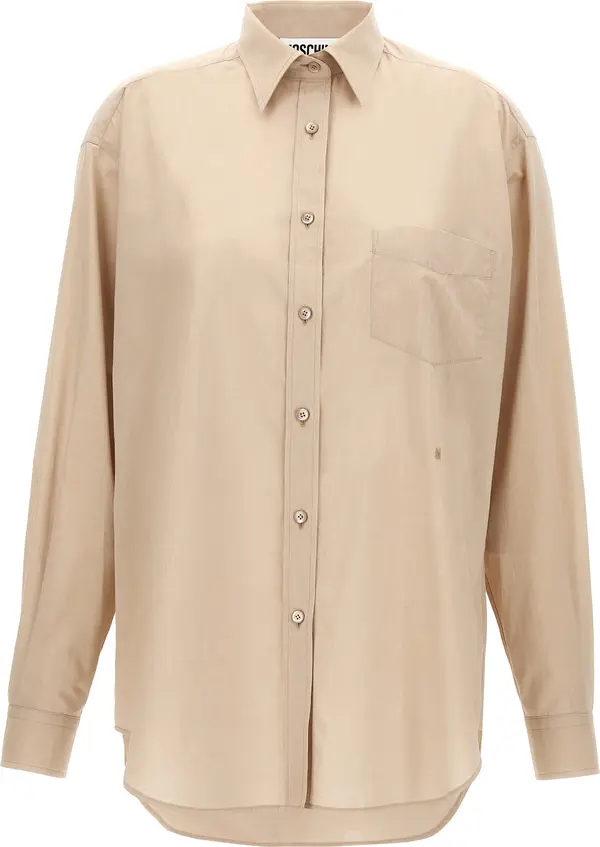 Beige Cotton Blouse
