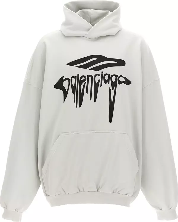 White Cotton Sweatshirt