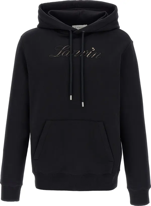 Black Cotton Sweatshirt