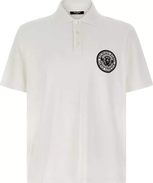 Bicolor Cotton Polo Shirt