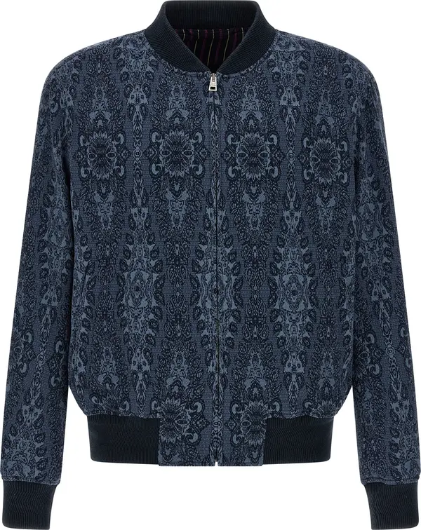 Blue Cotton Bomber