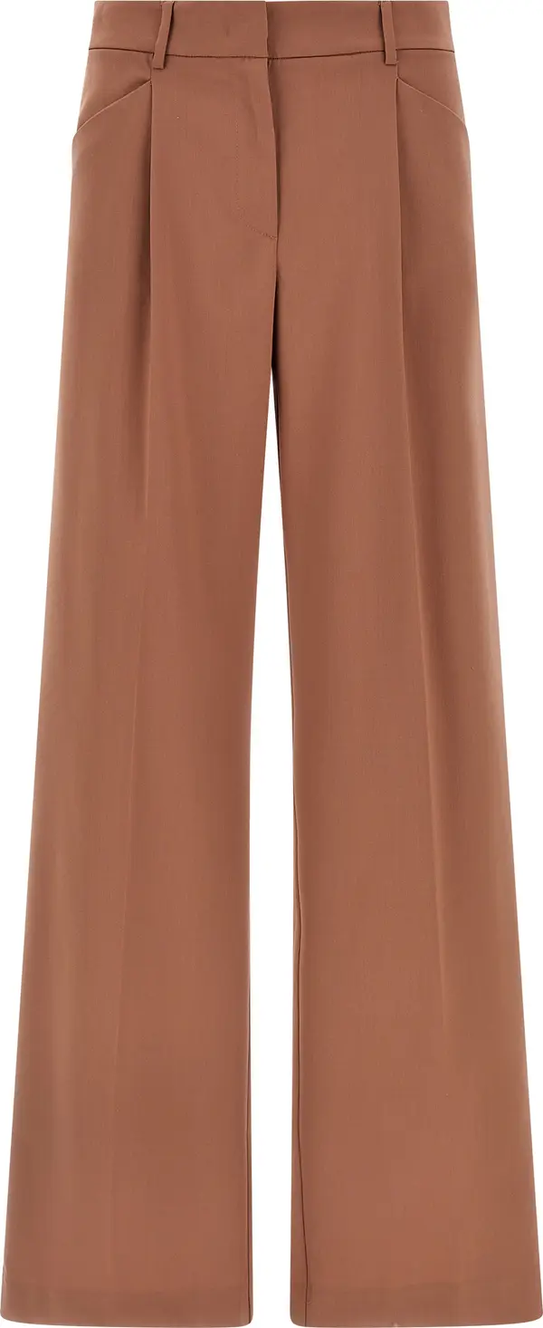 Multicolor Polyester Dress Pants