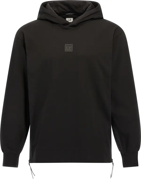 Black Cotton Sweatshirt