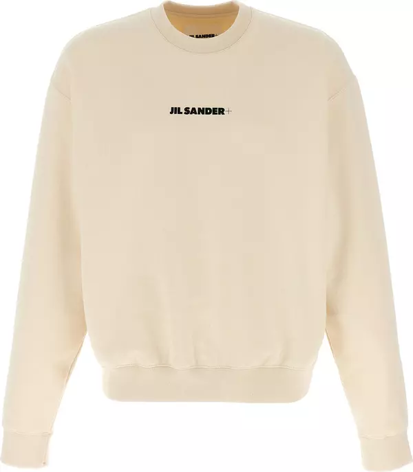 Beige Cotton Sweatshirt