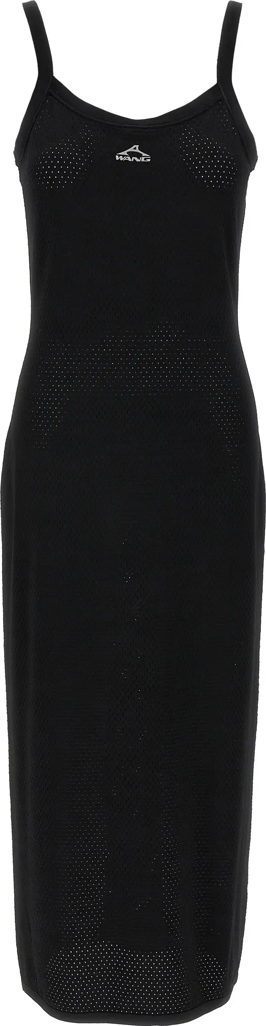 Black Viscose Midi Dress