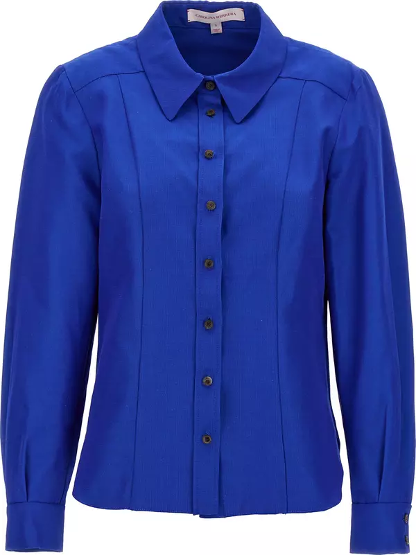 Blue Cotton Blouse