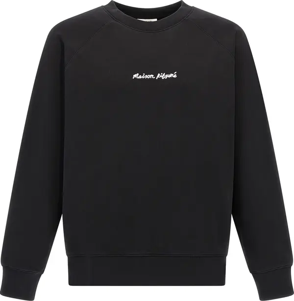Black Cotton Sweatshirt