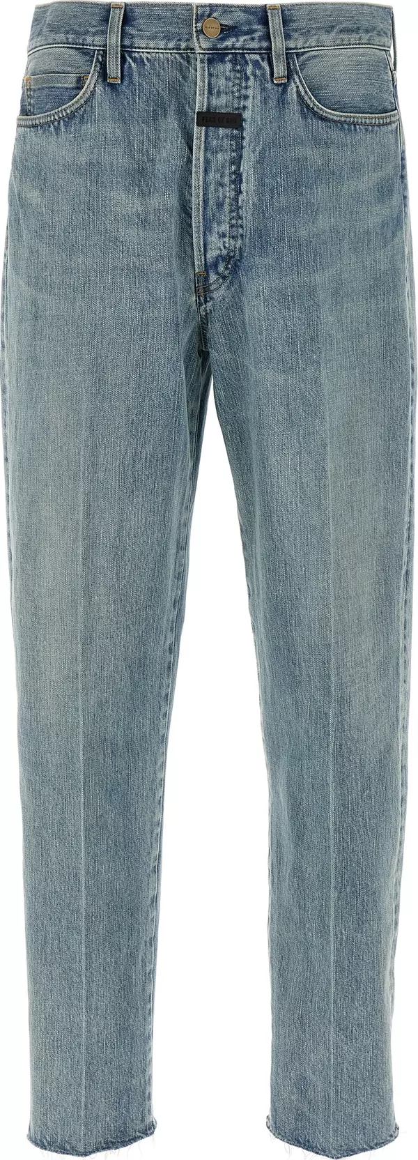 Blue Cotton Jeans Denim
