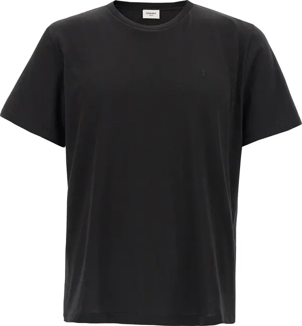 Black Cotton T-Shirt