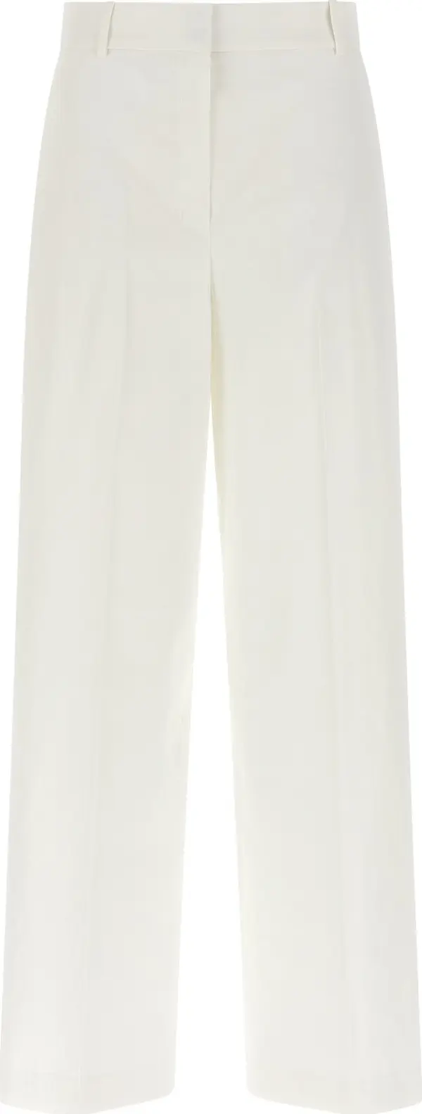 White Linen Casual Pants