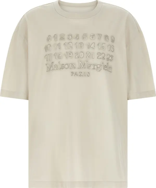 Beige Cotton T-Shirt