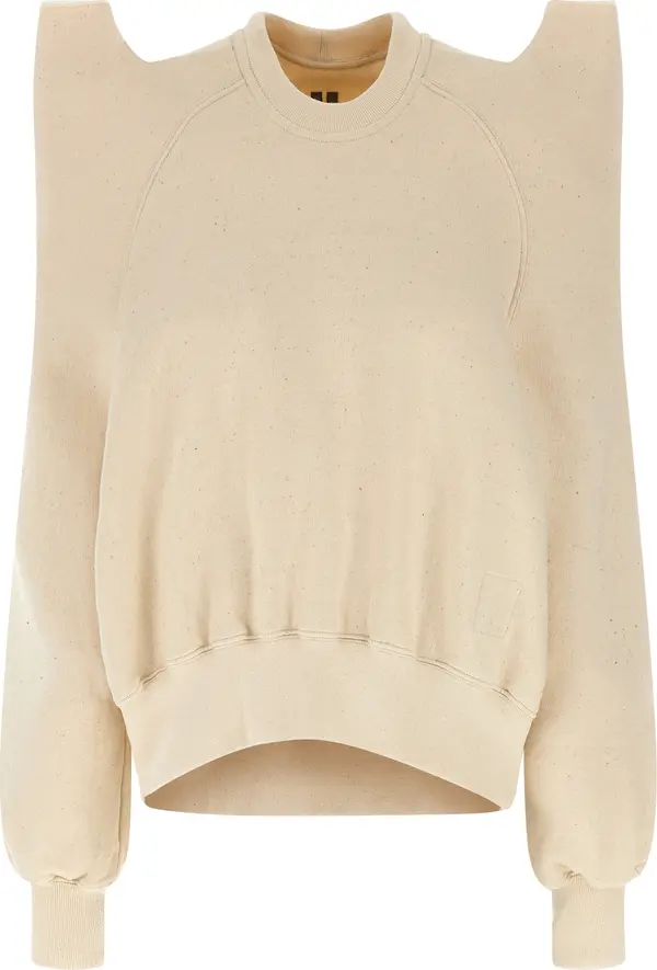 Beige Cotton Sweatshirt