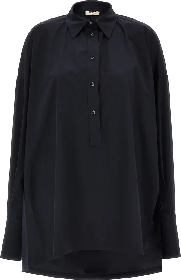 Blue Cotton Blouse