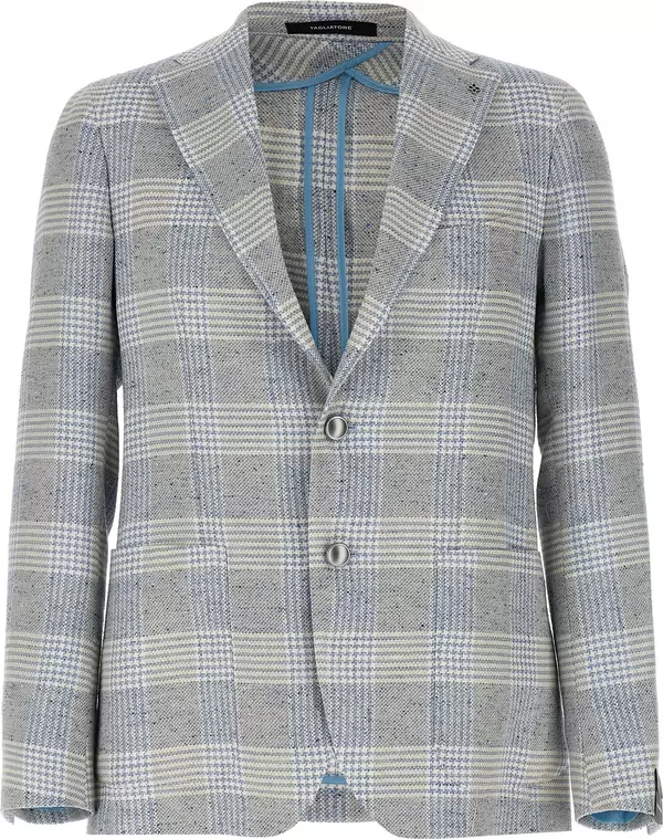 Blue Cotton Blazer