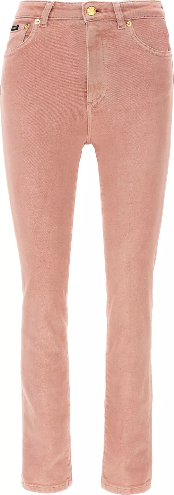 Multicolor Cotton High-Waisted Jean