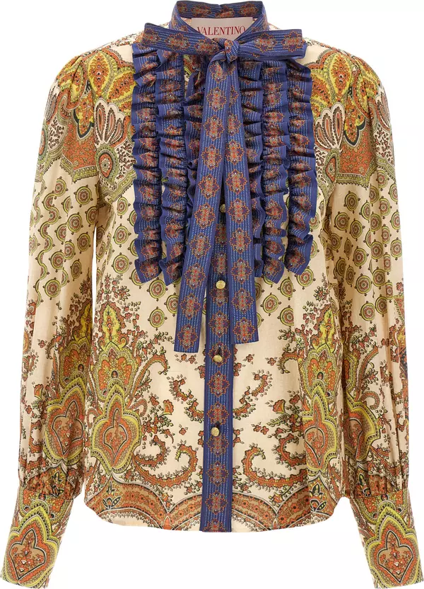 Multicolor Cotton Blouse