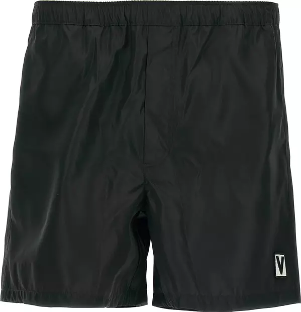 Black Polyamide Swim Shorts