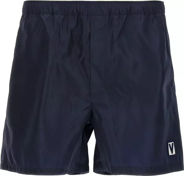 Blue Polyamide Swim Shorts