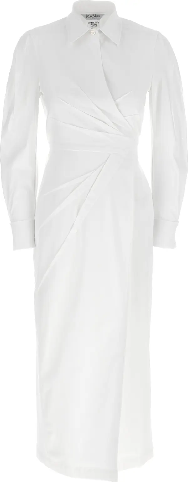 White Cotton Long Dress