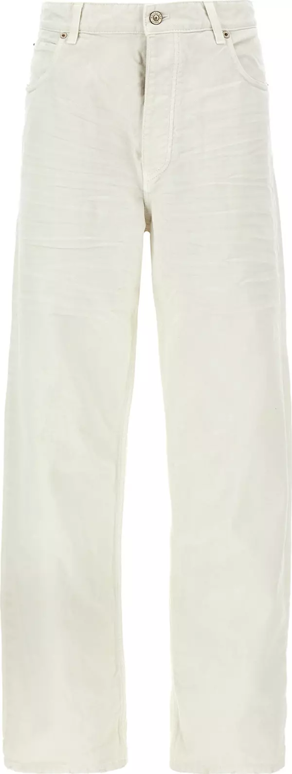 White Cotton Jeans Denim