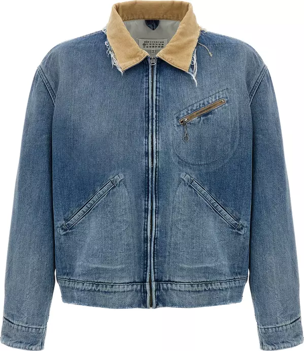 Blue Cotton Denim Jacket