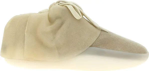 Beige Leather Sneakers