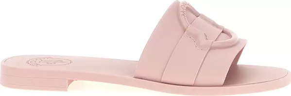 Multicolor Elastane Slides