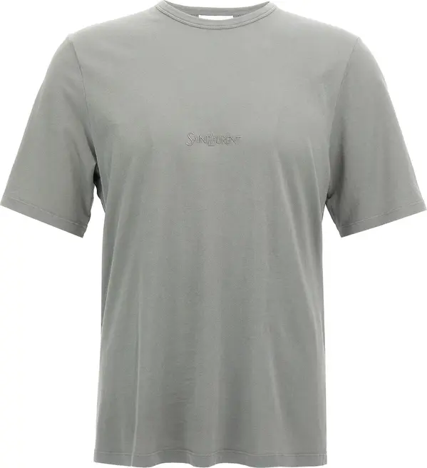 Gray Cotton T-Shirt