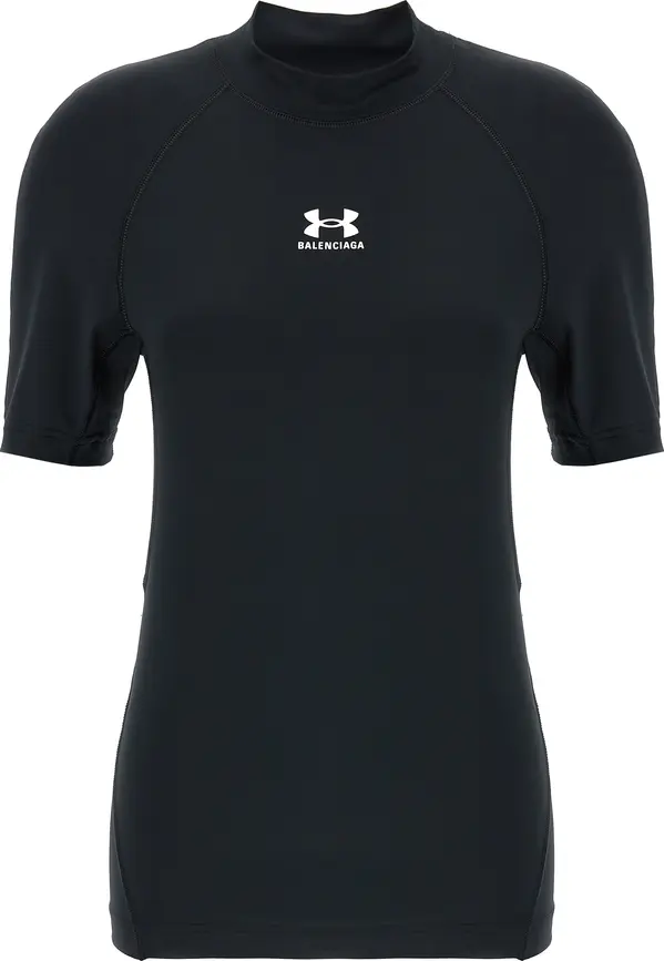 Black Polyester T-Shirt