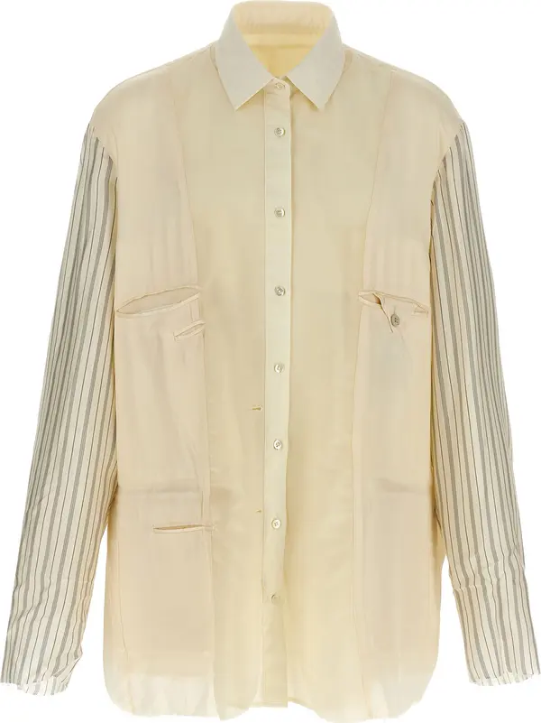 Beige Mohair Blouse